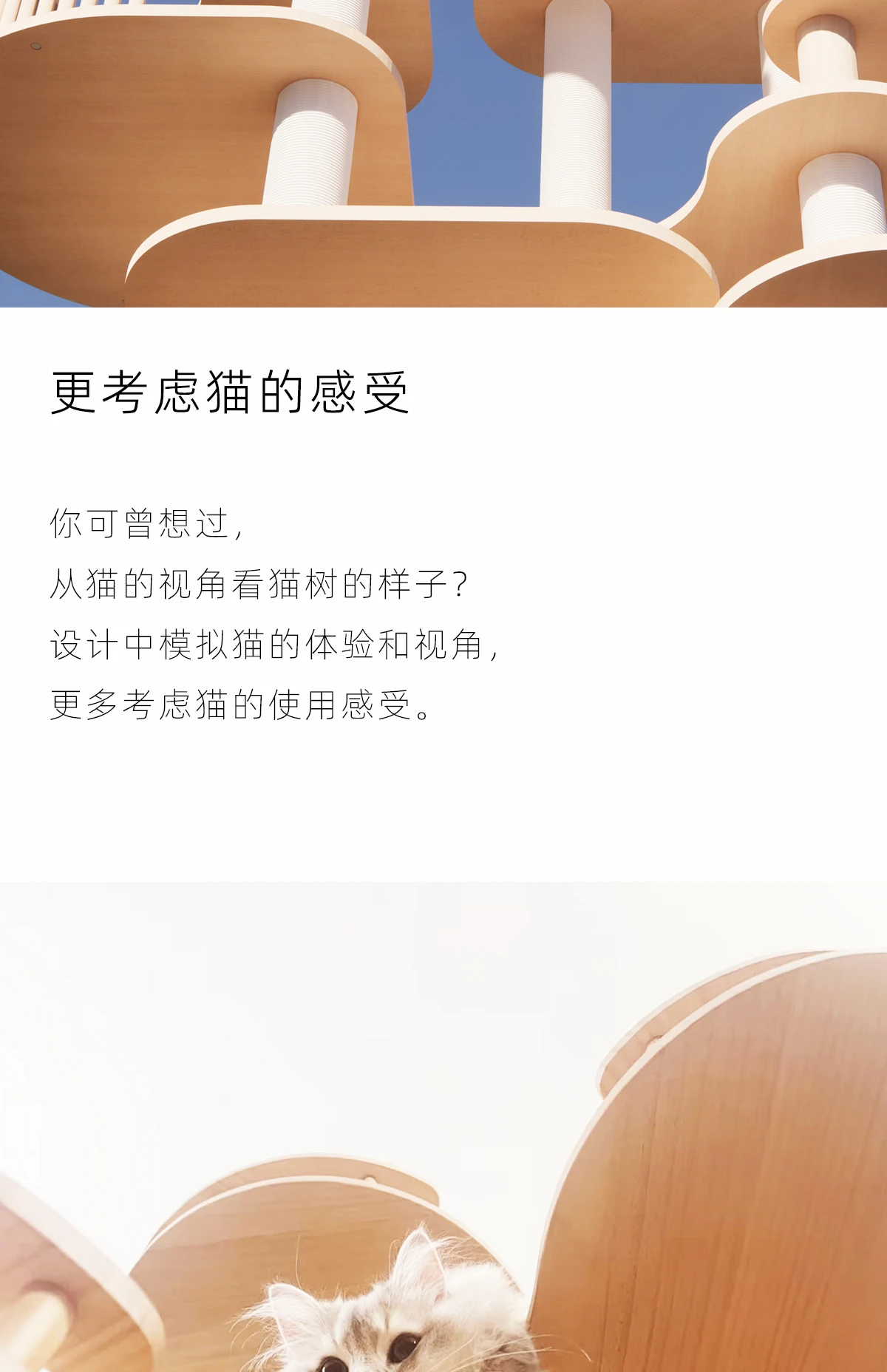 Кошачье дерево в большом натуральном простом кошачьем гнезде из чистого массива дерева, рамка для лазания для кошек