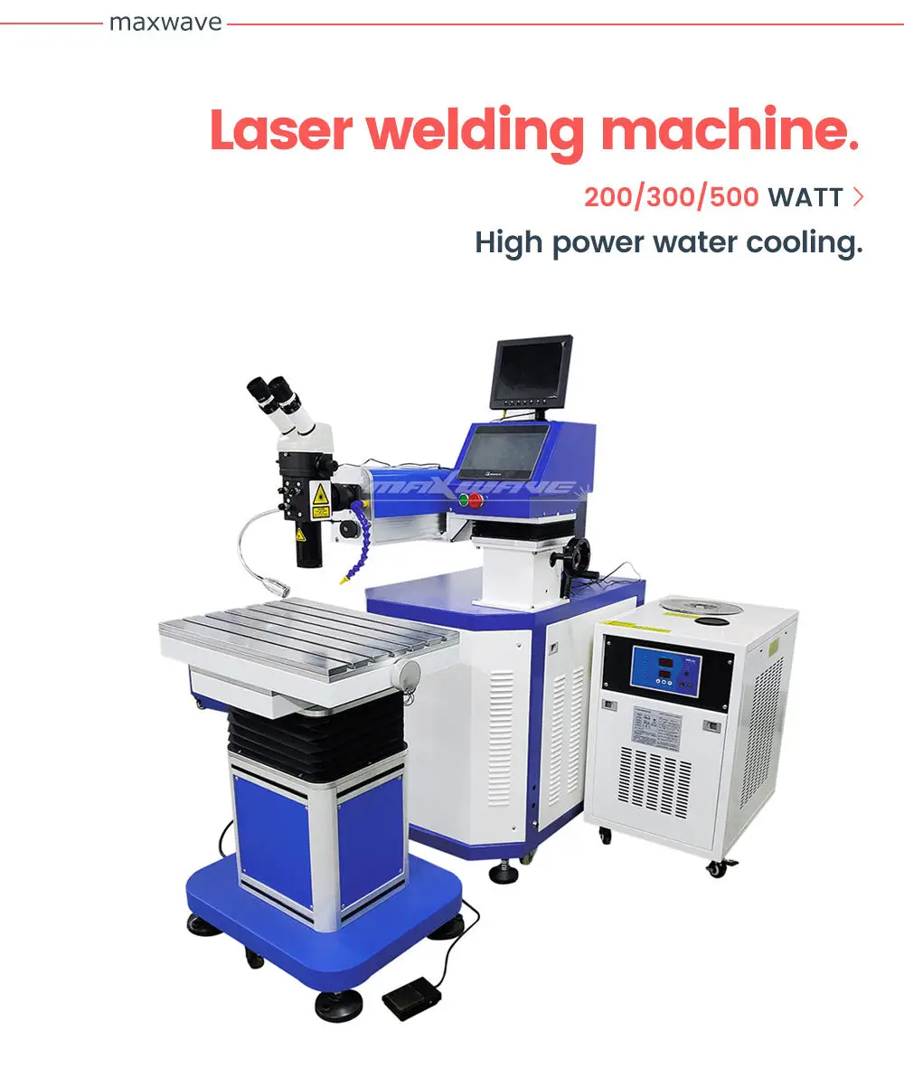 Mold Laser Welder 200W 300W 400W500W  Stainless Steel Titanium Metal Mould Repair YAG Laser Welding Soldering Machine