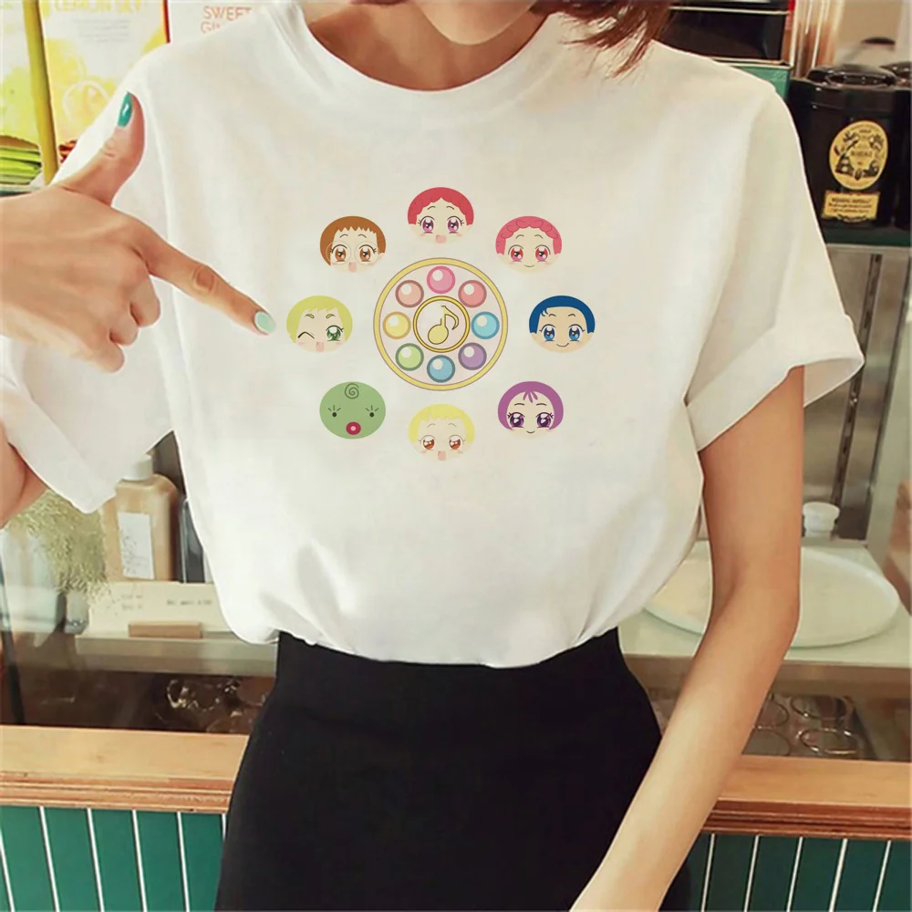 Ojamajo Doremi top donna designer graphic comic t shirt girl y2k graphic clothes