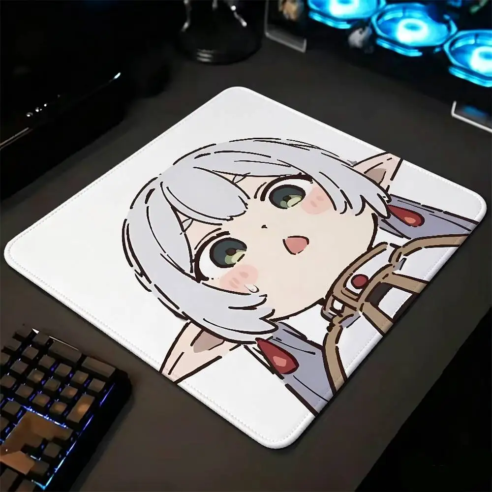 

Cute Chibi Face Frieren Mouse Pad, Chibi Various Expression Elf Girl Anime Desk Mat, Non-Slip Rubber Gaming Mousepad