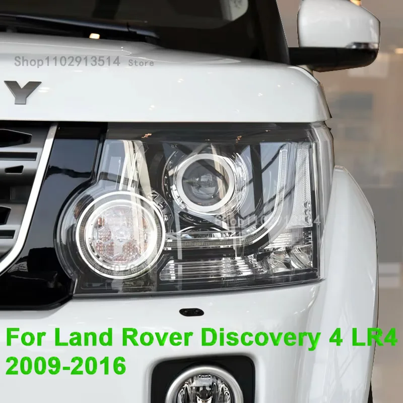 

Car Light Sticker For Land Rover Discovery 4 LR4 2009-2016 Vinyl Restoration Transparent Black TPUCar Headlight Protective Film