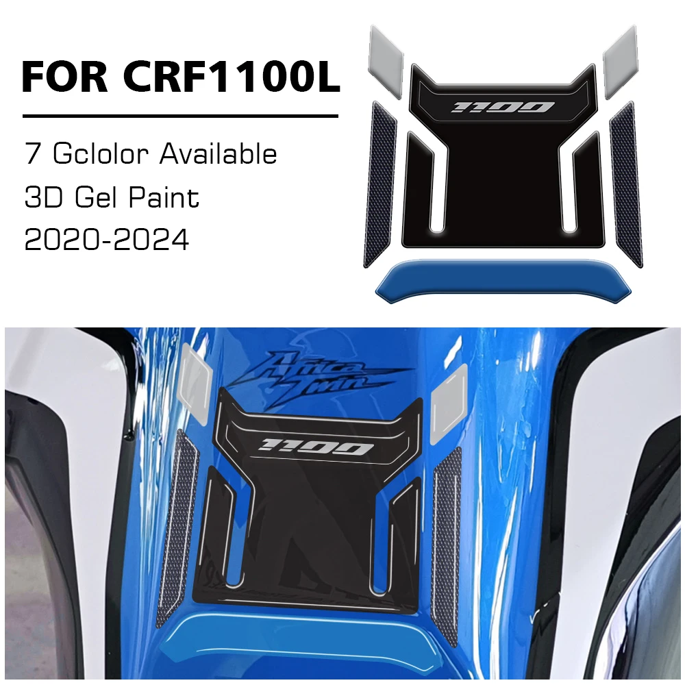 

3D наклейка на бак мотоцикла, защитная наклейка на бак, аксессуары, водонепроницаемые, для Honda Africa Twin CRF1100L CRF 1100 L 2020-2024