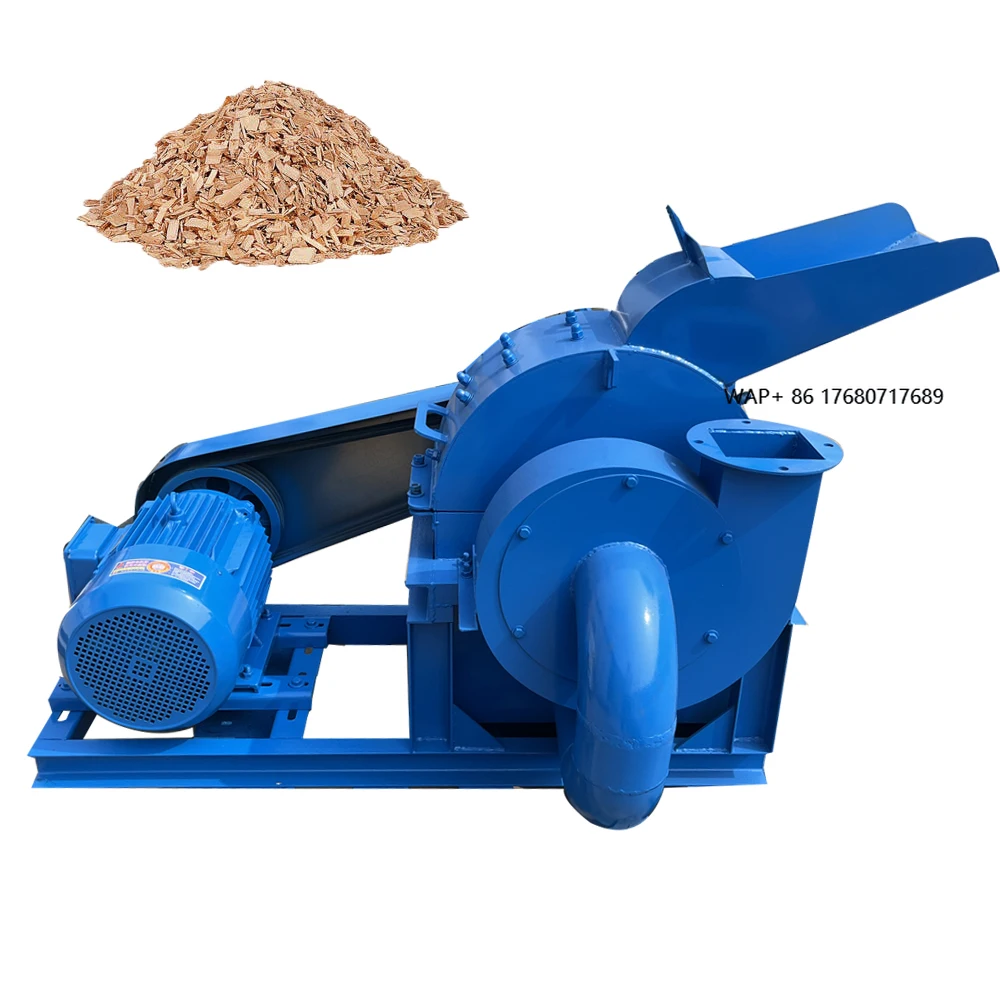 Chipper Garden Tree Leaf Shredder Wood Grinder Crusher Sawdust Making Machine Timber Log Wood Shredder Branch Crusher Machine