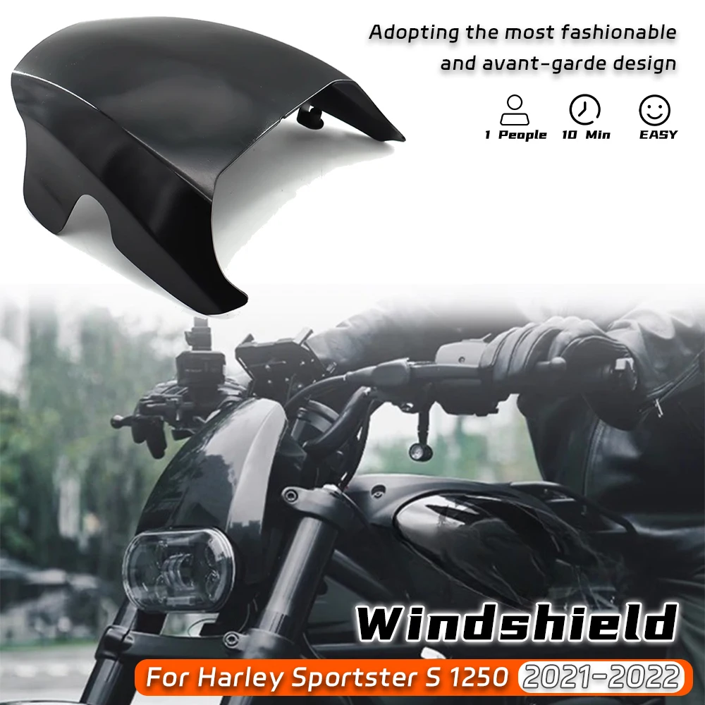 Motorcycle Headlight Faring Cover Front Windshield For Harley Sportster S 1250 2122 Sportster RH1250 RH 1250 S Head Lights Guard