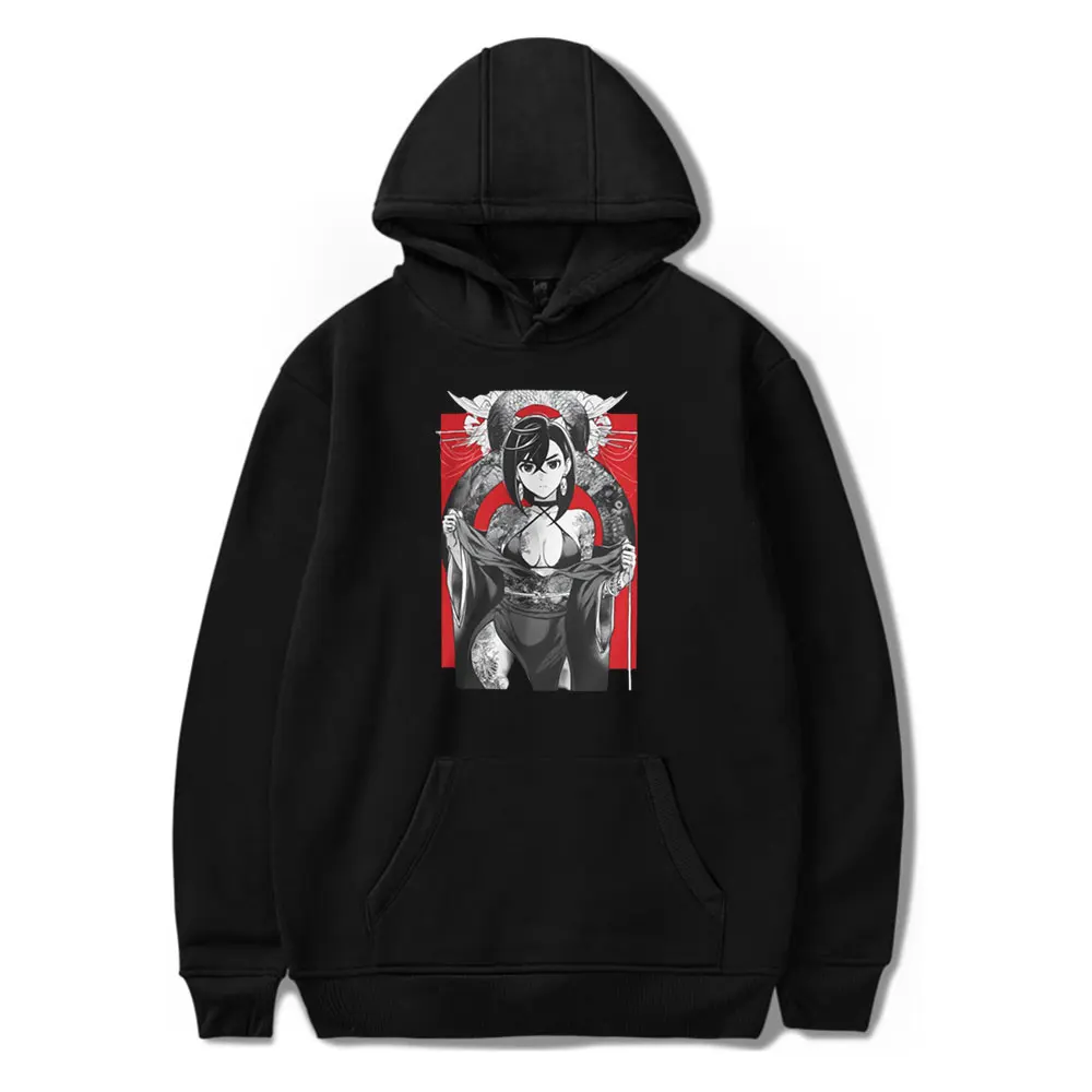 

Dandadan Vintage 90s Hoodie Men and Women Hip-hop Sports Harajuku Pullover Sweatshirt Spring Sweatshirt