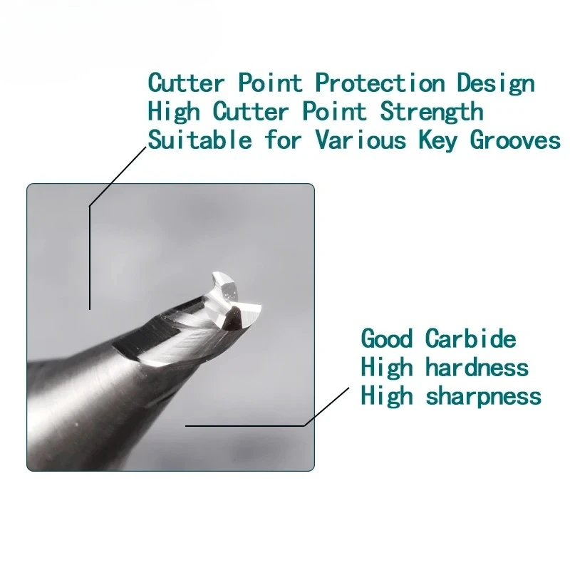 Double-end Key Machine Milling Cutter For WENXING Q33 DEFU 368A Vertical Key Duplicating Machine Locksmith Tools