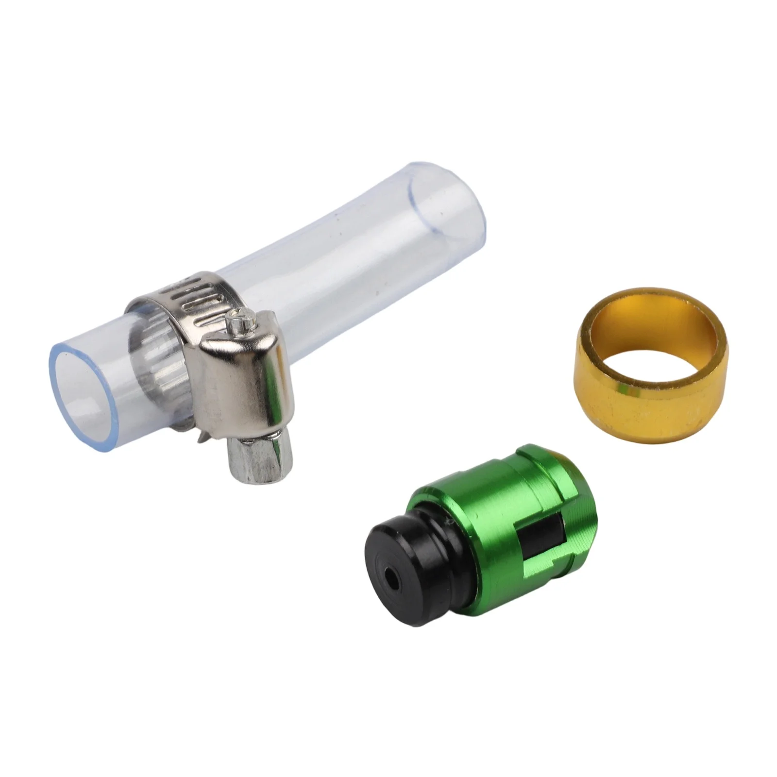 Air Filter Drain Pipe Assembly for Motorcycle Applications with Aluminum Alloy End Fitting and Heat-Conductive Silicone Tubing