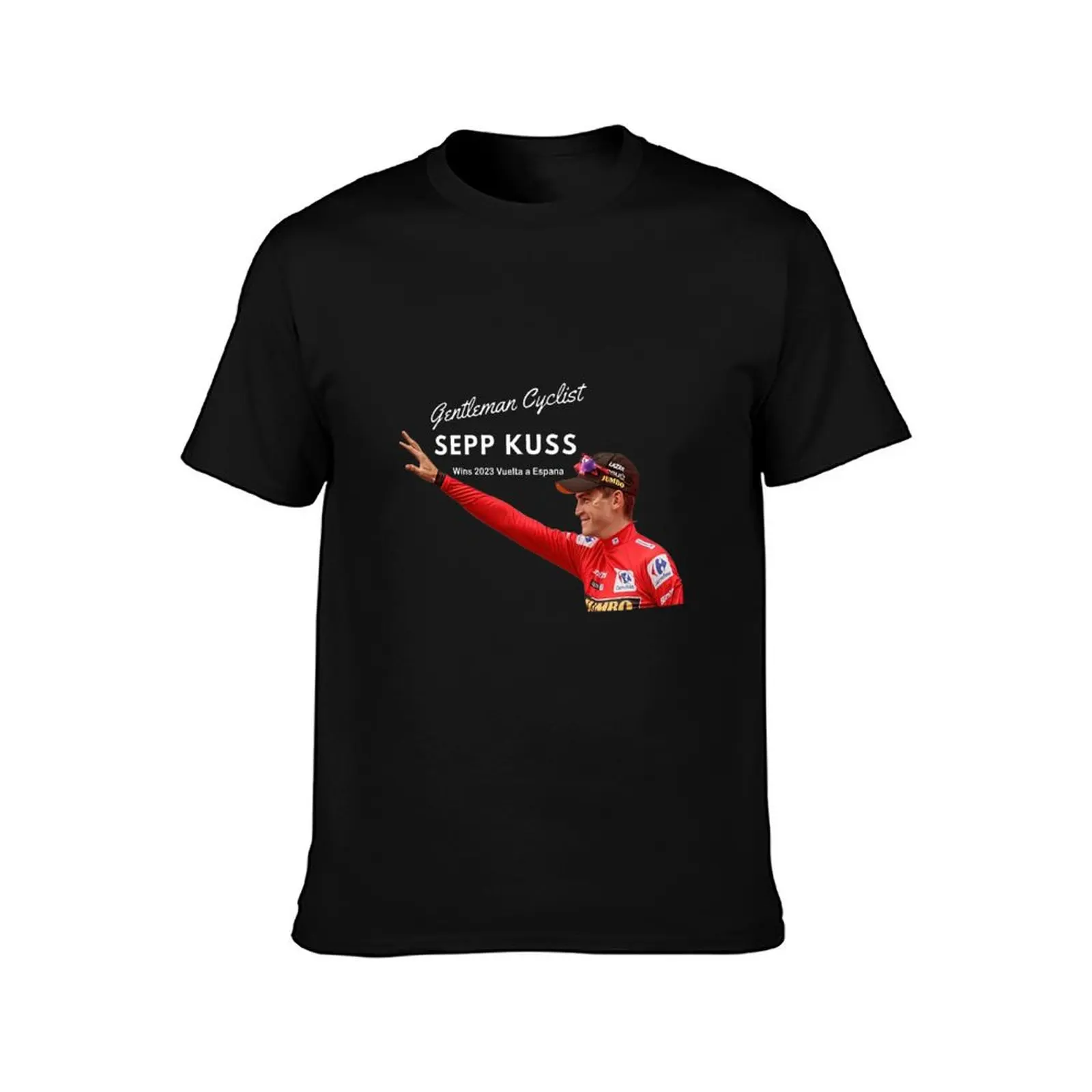 Sepp Kuss Sticker Gentleman Cycliste GC remporte La Vuelta T-Shirt Worker Basic Short Sleeve Tee T-Shirt