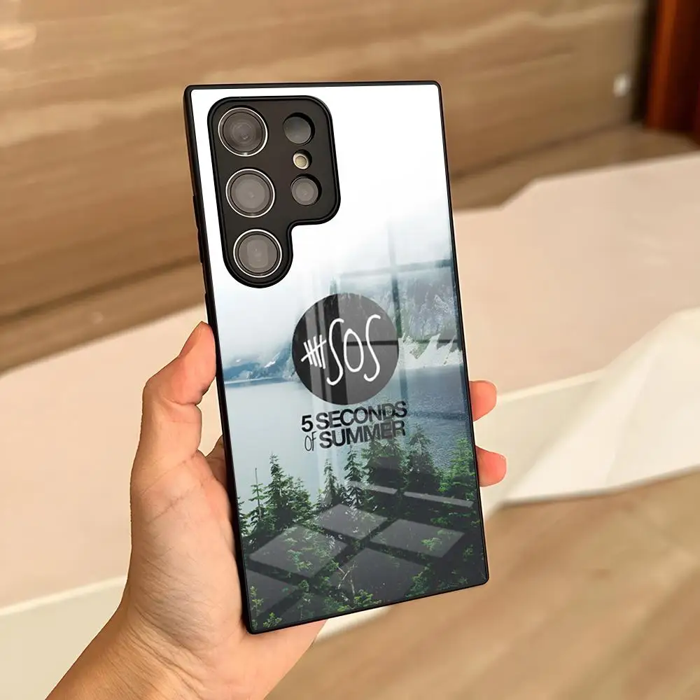 5 Sos Seconds Summer Phone Case For Samsung S26 S25 Ultra S23 S22 S24 S20 Fe S21 Plus A57 A17 A37 A54 A53 A16 Glass Cover
