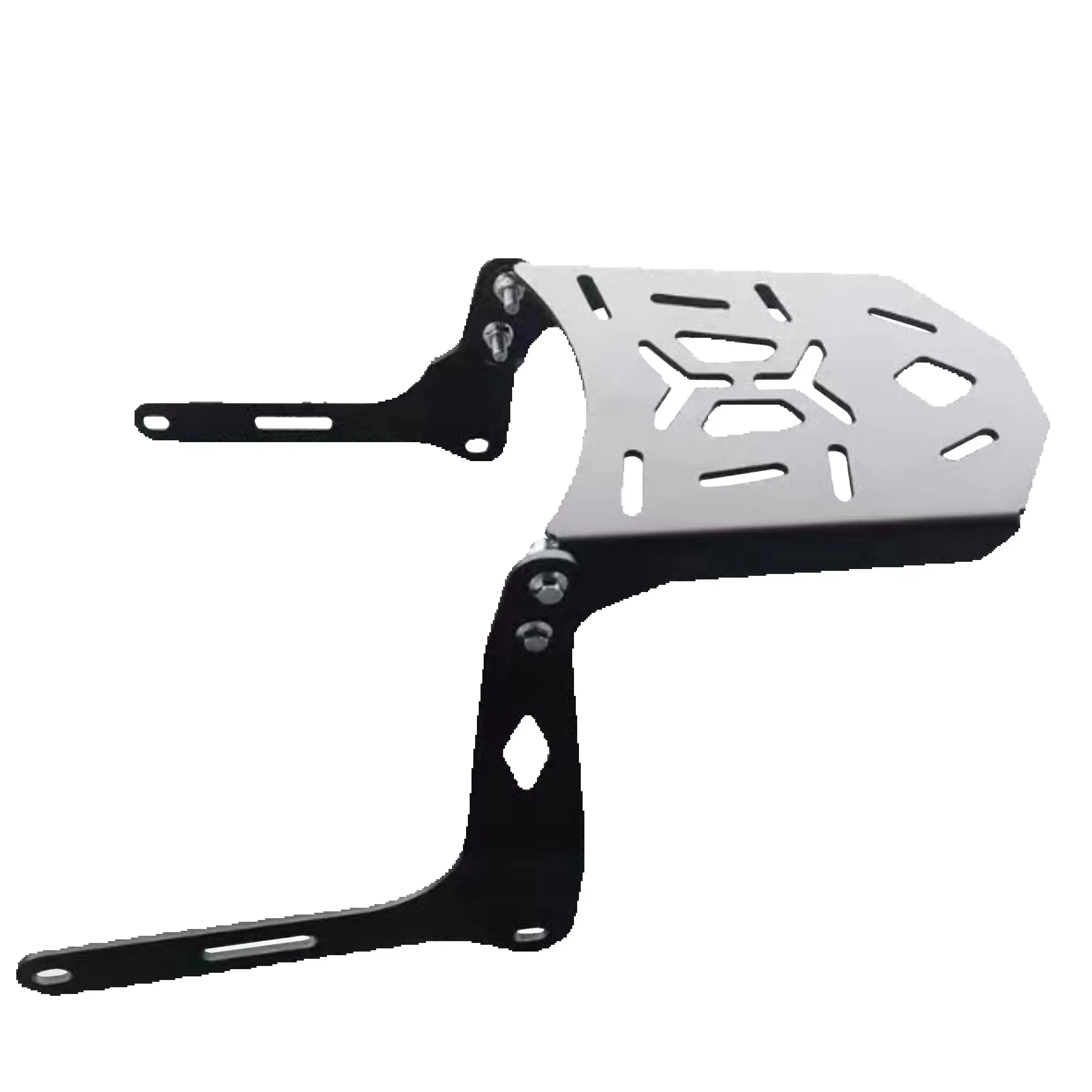 New Carbon Steel Plate‑Type Luggage Rack With Bracket for QJMotor Flash 150/250 Motorcycle Modification Accessories