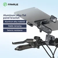 FANAUE soporte para tableta de bicicleta aleación de aluminio deportes de ciclismo deportes de bicicleta soporte para ipad bicicleta de carretera fija estable antivibración