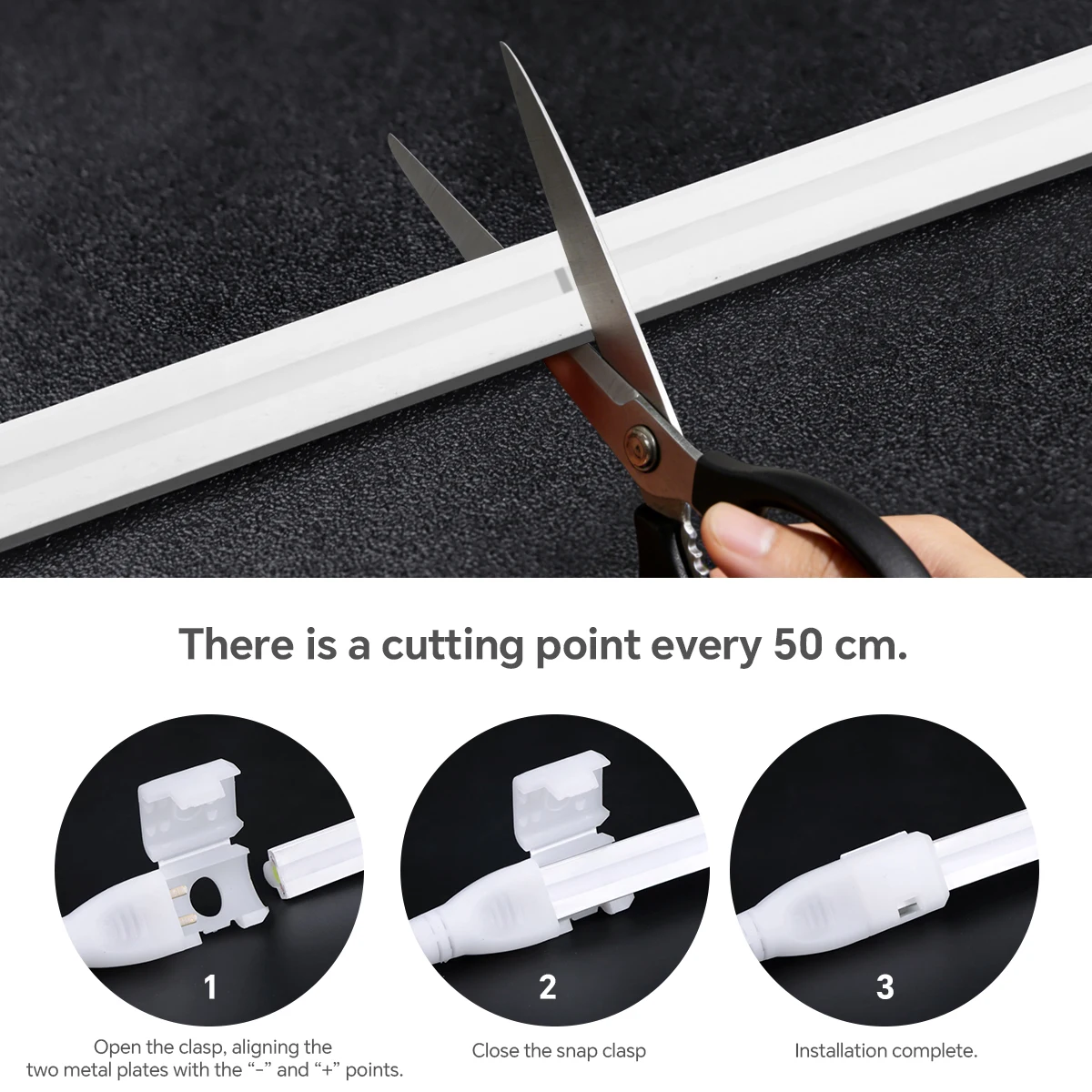 High-temperature Resistant Fireproof Silicone COB LED Strip Light Neon Tape 220V Luminous Even,No Dark Area,Bright Soft Lighting view 5