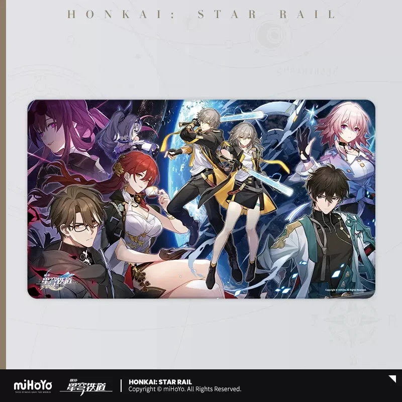 Official Game Honkai: Star Rail Topics Series Printing Mouse Pad Microfiber Cloth Table Runner Cosplay Accessories Halloween Kid