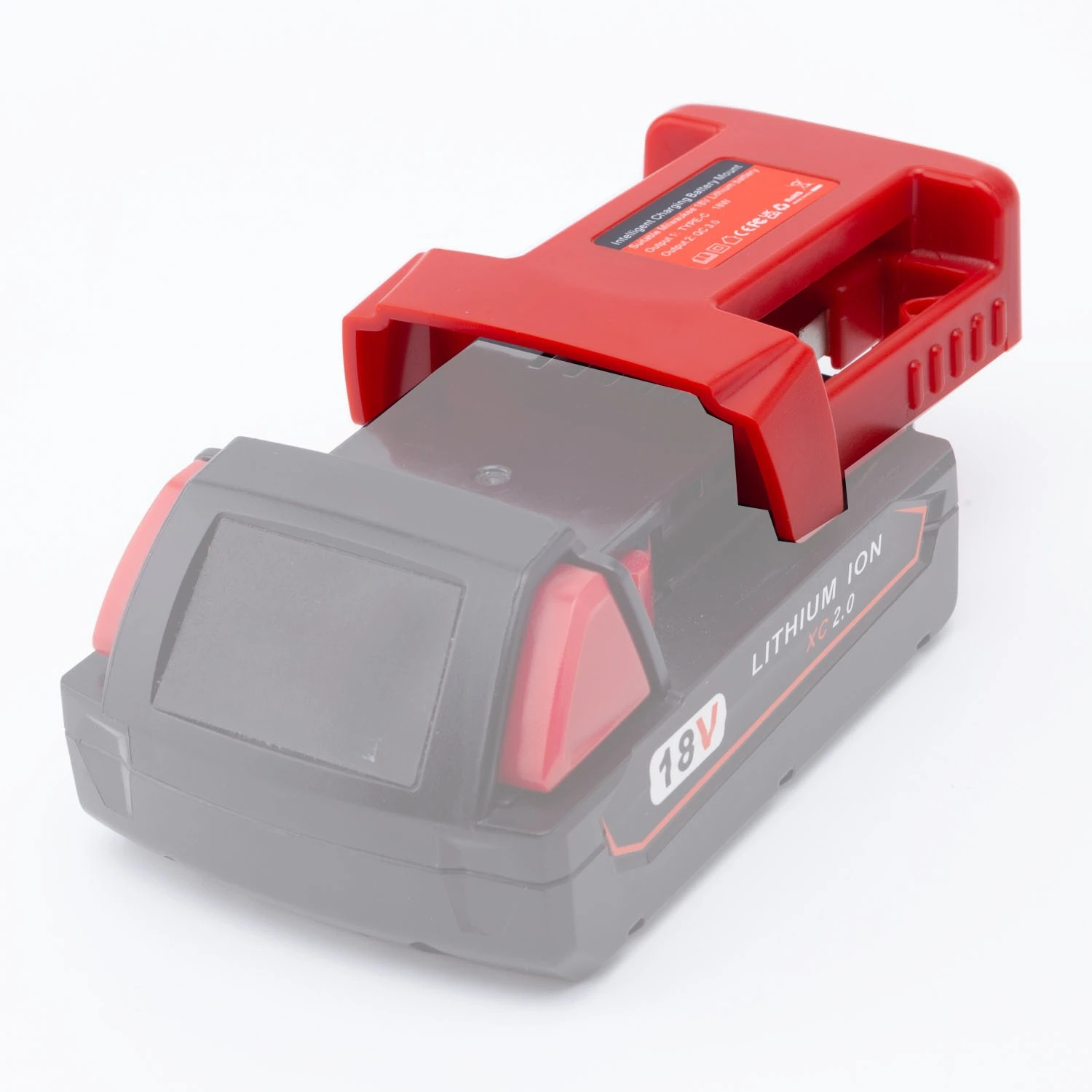 

Portable Mobile Power Bank for Milwaukee 18V Lithium Battery W/USB Type-C Output Holder Fast Charging (NO Battery)