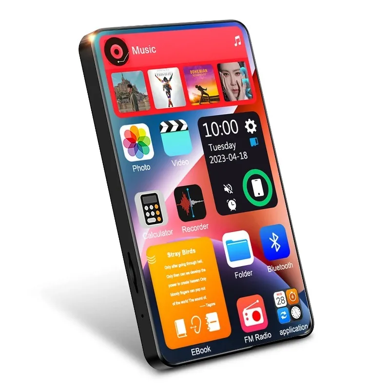 

X20 MP3 MP4 Player Bluetooth Speaker Lossless Walkman MP3 MP4 Music Player 4 Inch Touch Screen Video E-Books FM Radio Recorder