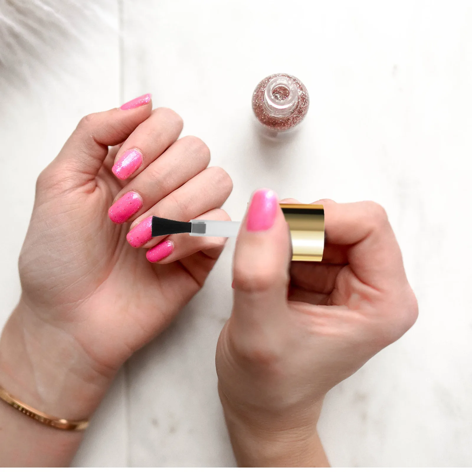 50 szt. Pędzli do aplikacji lakieru do paznokci, do żelu, top coatu, płynnego żelu, zestaw narzędzi do manicure, gładkie i równomierne nakładanie, pędzel do pudru do dipu