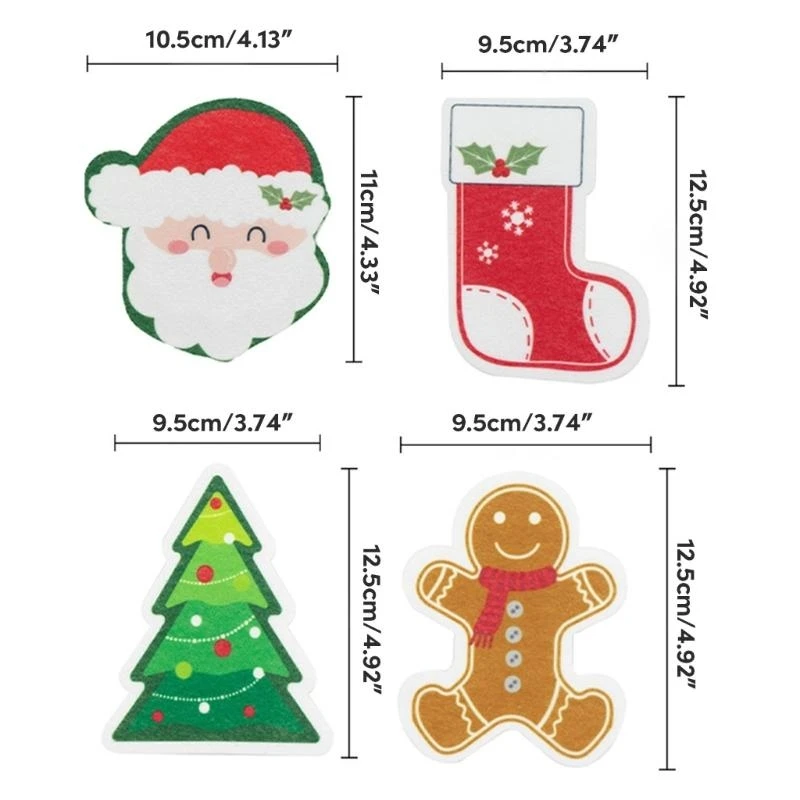   Christmas Decorative Cleaning Cloth Adds a Holiday Touch to Your Cleaning Routine