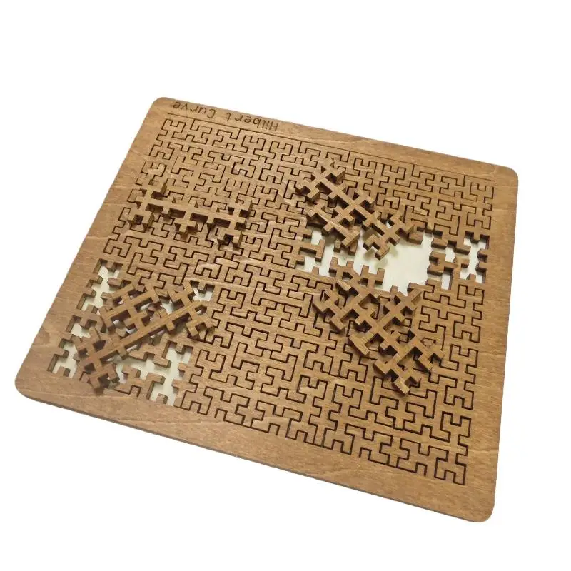 ตัวต่อปริศนาไม้ Impossible Jigsaw Puzzle 1/2/5 ชิ้น เกมฝึกสมอง Tangram ของเล่นพัฒนาสมองสำหรับผู้ใหญ่