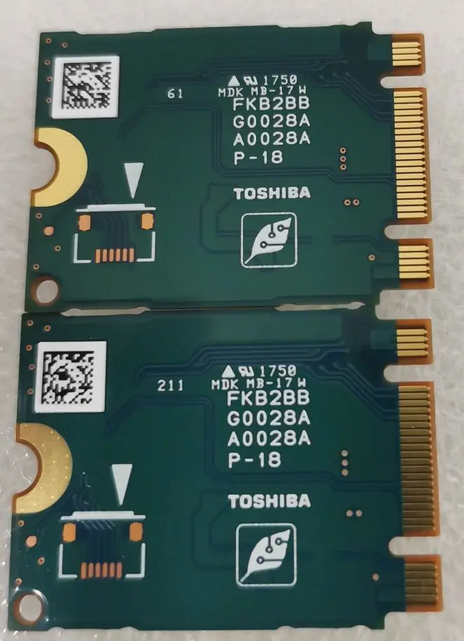 Imagem -02 - Toshiba-unidade de Estado Sólido Ssd de 128gb Bg3 2230 Kbg30zms128g Dcw4vk 48hpa5g4pylu