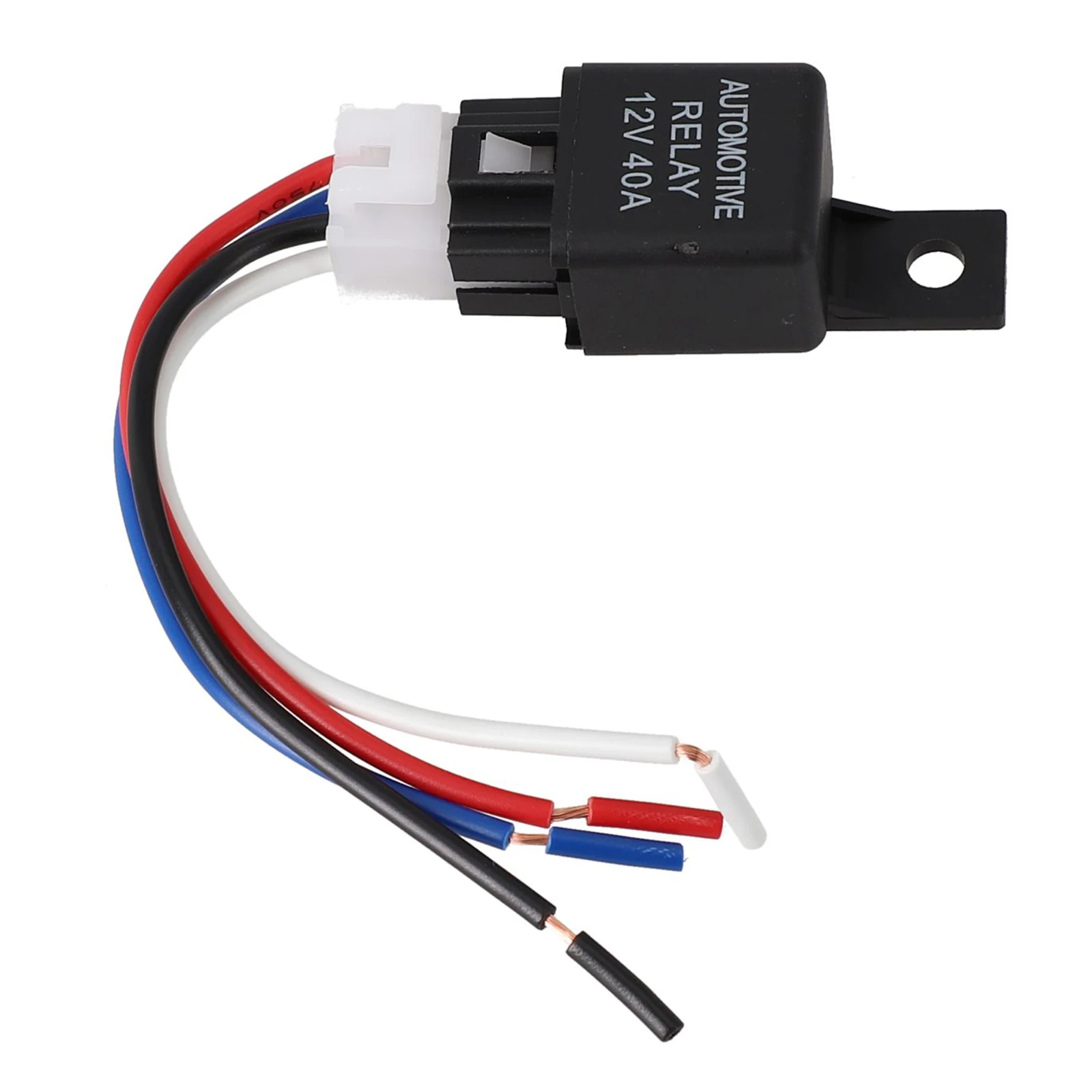 SPST Cable Car Relay Cable Car Relay 12V 4 Pin For Car Alarms 1*Cable 1*Car Relay Cable Car Relay HID Headlights Brand New