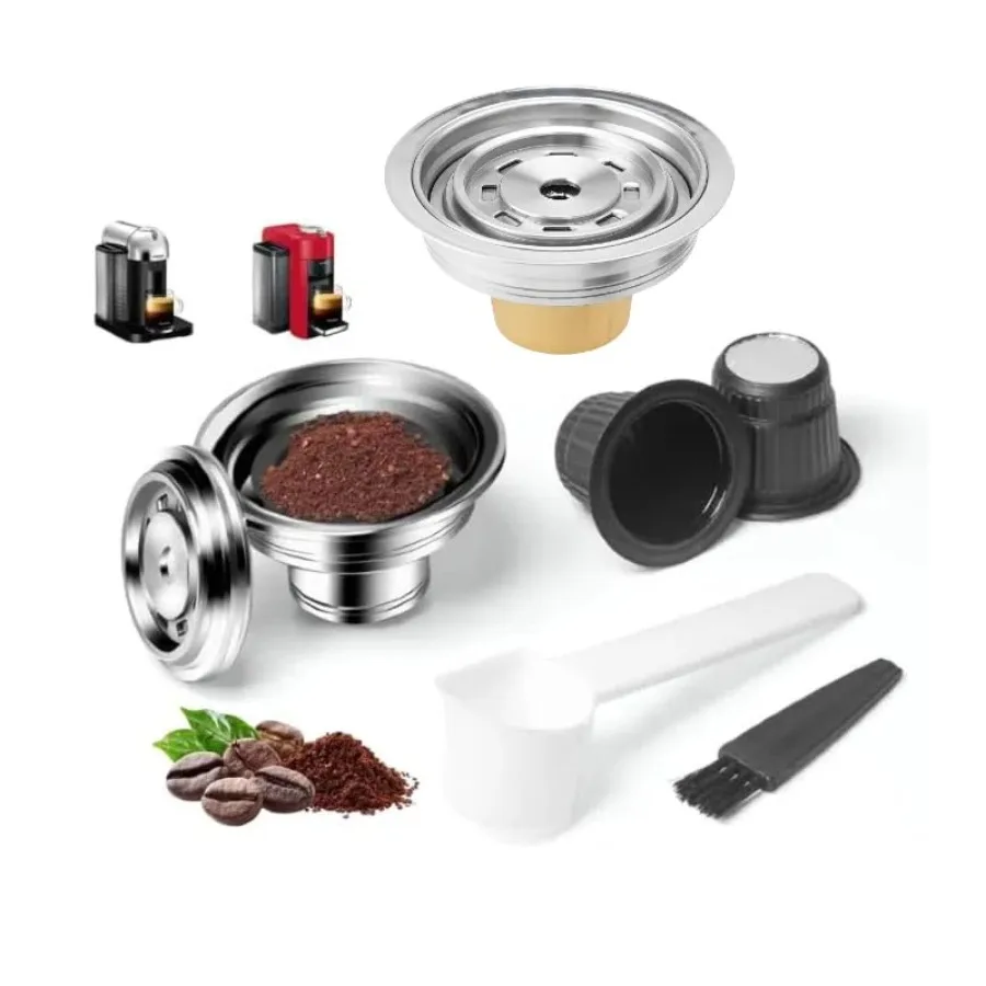 

Многоразовый конвертер для кофейных капсул Nespresso, совместимый с кофемашинами Nespresso Vertuo ENV135 GCA1 (оригинальные капсулы НЕ входят в комплект)