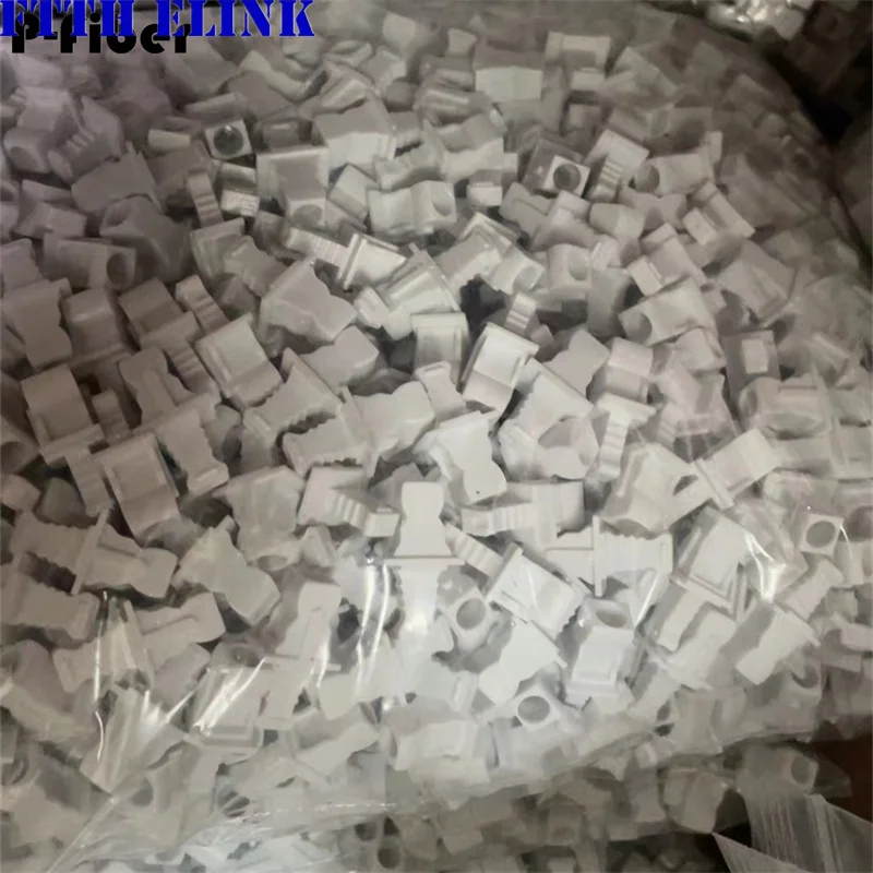 غطاء غبار SC بمقبض ، أبيض لمحول SC ، ألياف بصرية ، بسيطة ، بلاستيك SM mm ، سدادة واقية ، توريد المصنع ، ELINK ، 2000