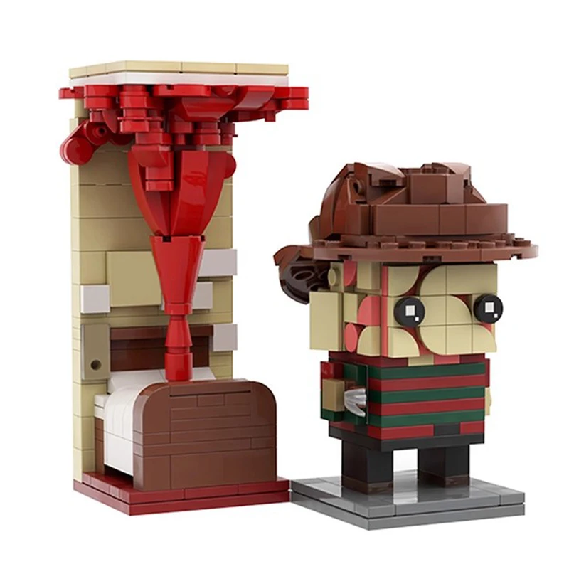 

Фигурки из фильмов, кирпичи, злые духи, уличный убийца, персонаж, мини-кирпичные головки, строительные блоки, кирпичи «сделай сам», игрушки, детские рождественские подарки