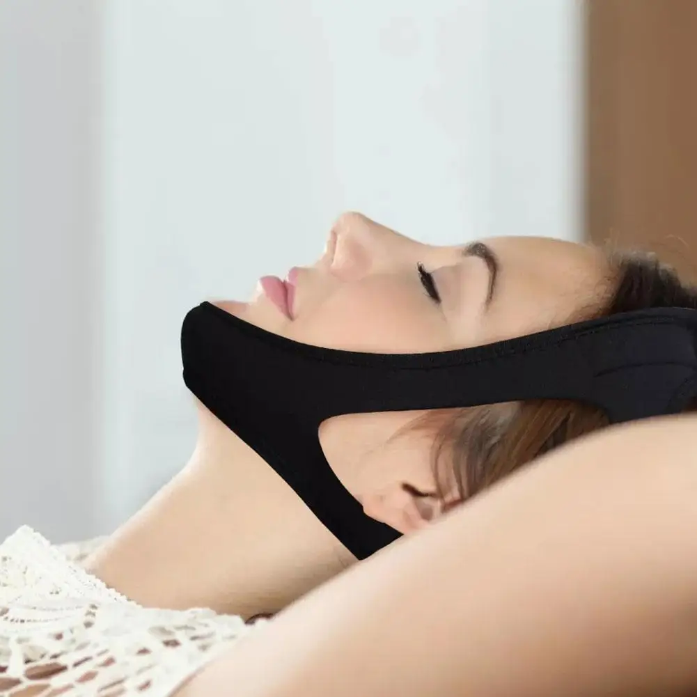 Triangular Anti Snoring Belt  Protective Tape  Chin Support V-face Compression  Face Mask Triangular Face Support Strap