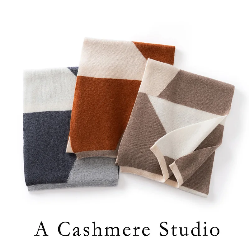 

Luxury 100% Cashmere Scarf Women Autumn Winter Soft Comfy Long Scarf Shawls Cashmere Knitwear High Quality Wraps Scarf Top