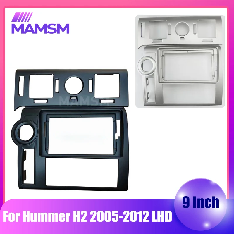 

Car Radio Frame Kit For Hummer H2 2005-2012 LHD Auto Stereo Dash Panel Mounting Bezel Faceplate Center Console Holder Fascia