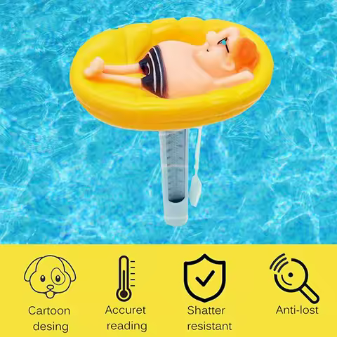 Funny Floating Men Swimming Pool Thermometer Cute Women Shaped Bathtub Thermometer with Scale for Water Pools