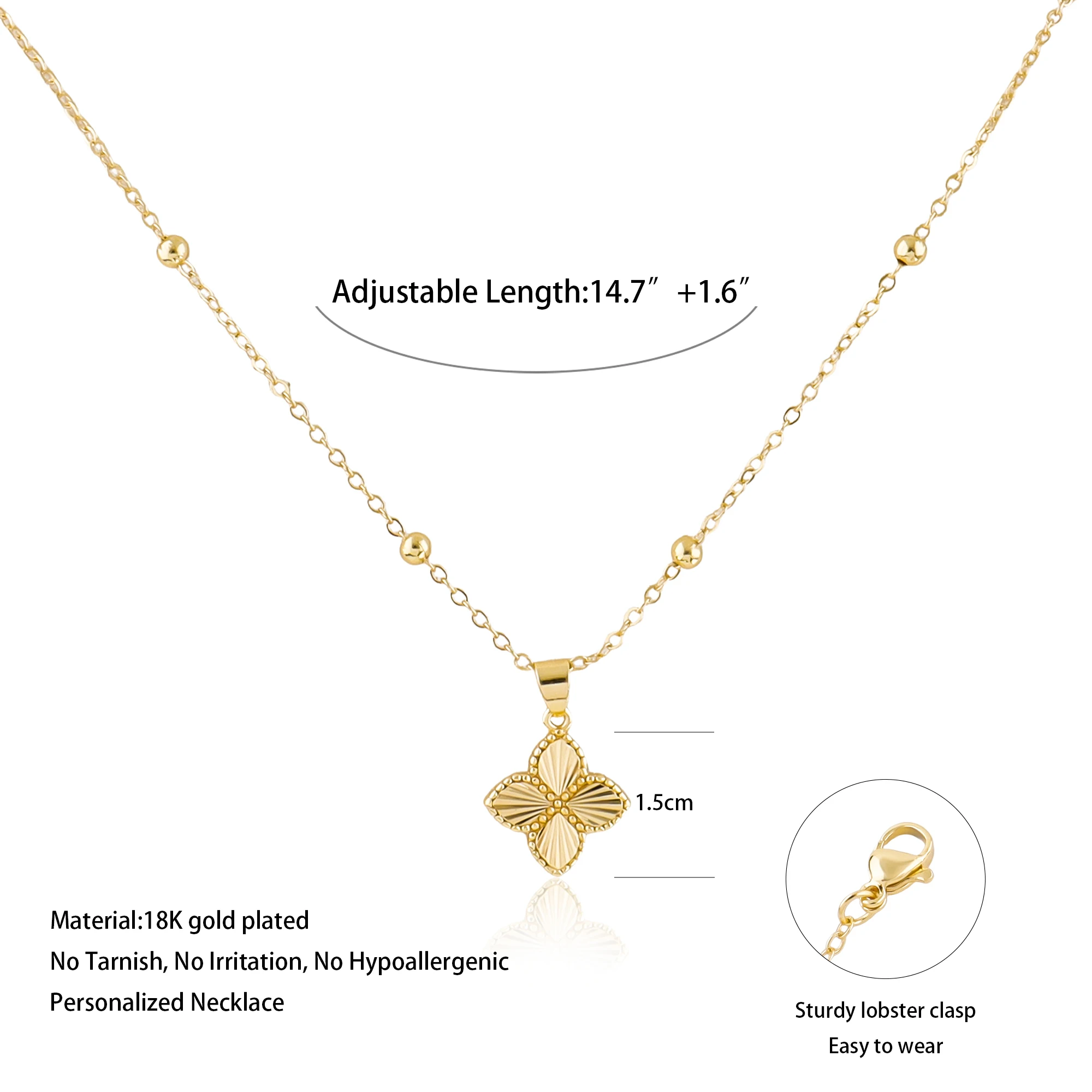 Romantisches 2-teiliges Schmuckset mit Anhänger, Halskette und Ohrringen, perfekt für Frauen, Bräute, Hochzeiten, Geschenke und Mädchen-Geburtstage – Detail 27