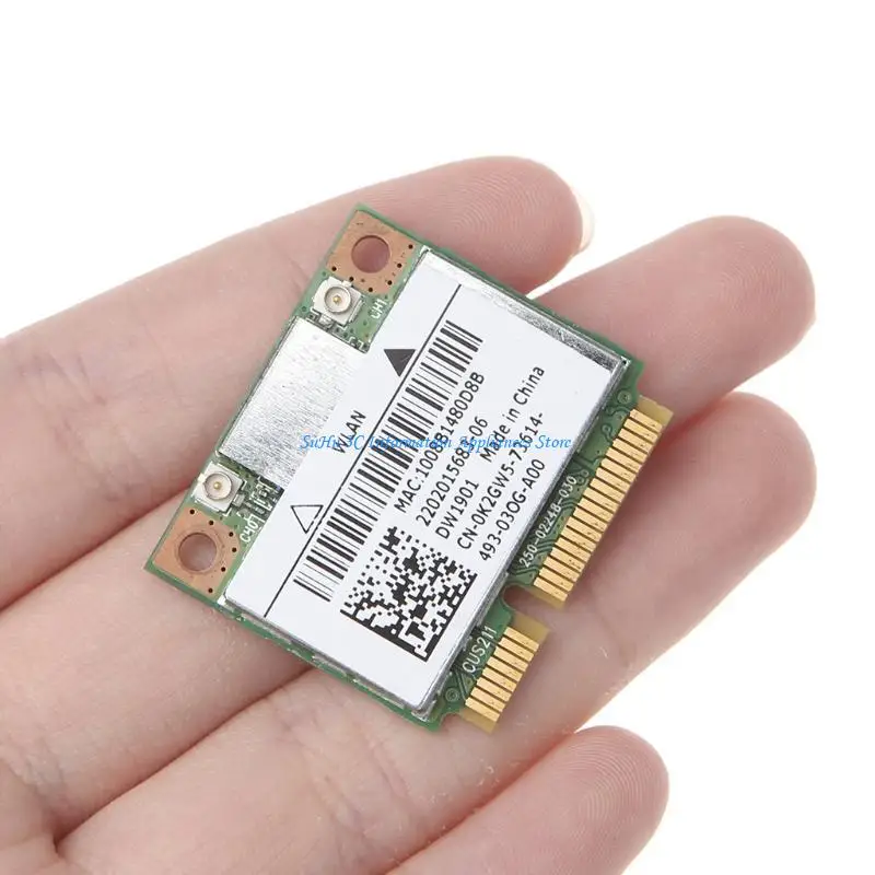 인텔 DW1901용 미니 PCI-Express Wifi 카드 BluetoothV4.0 무선 네트워크 카드