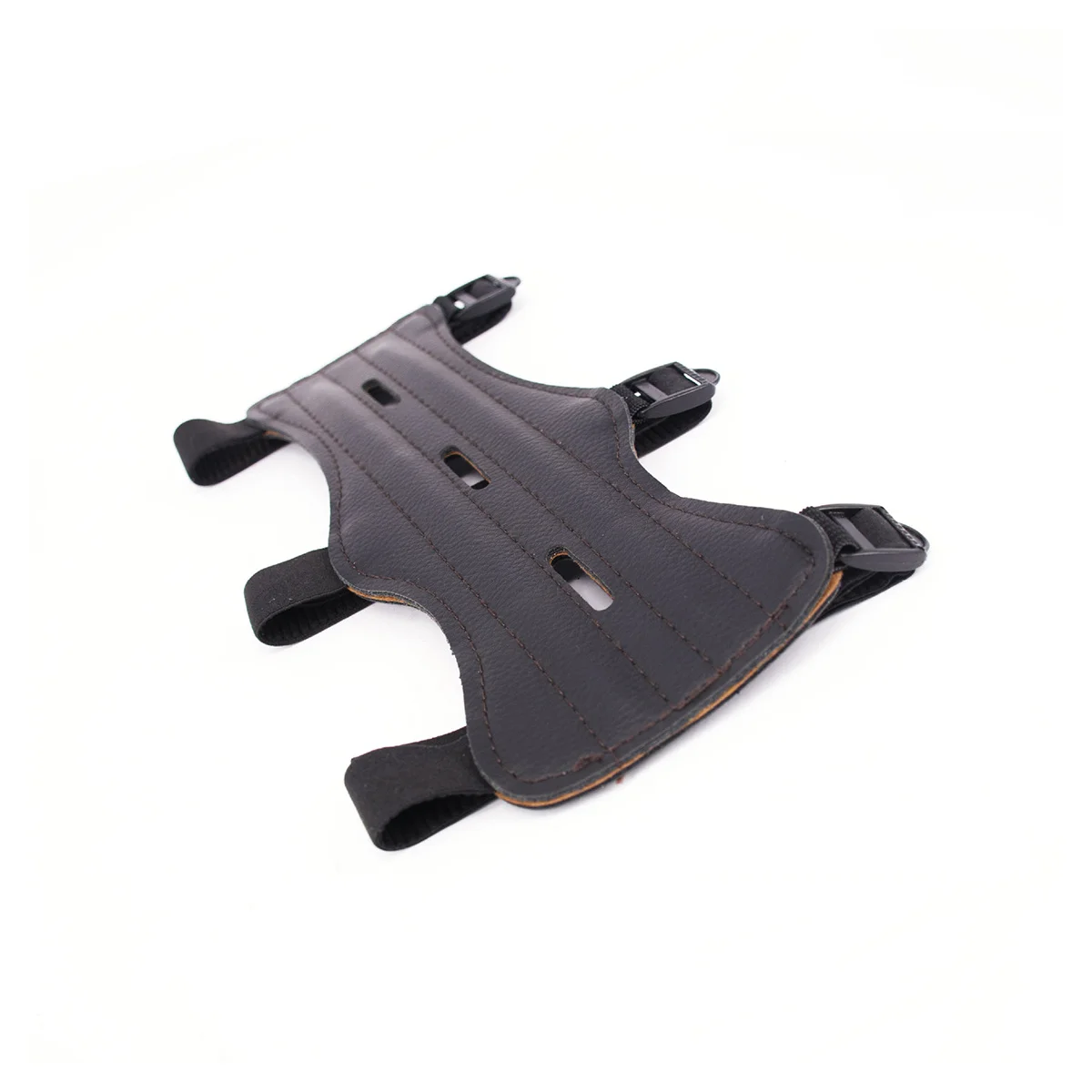 Guarda de braço de tiro com arco 22x8x0.3cm proteção macia durável 3 alças ajustáveis conforto ajuste ciclismo braço guarda tiro com arco