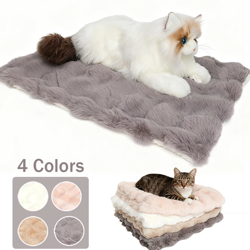 

Fluffy and Soft All Season Universal Pet Blanket Washable and Easy To Clean Cat Sleeping Pad Winter Thick and Warm Dog Blanket