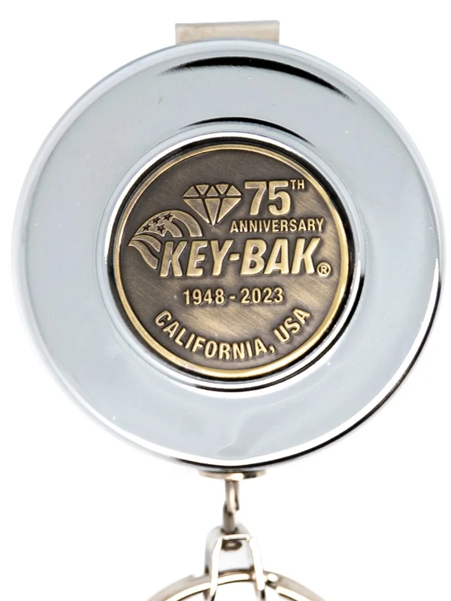 The Original Imported Automatic Retractable Key Fob, Anti-theft, Anti-drop, Anti-loss and Anti-forgetting 75th Anniversary