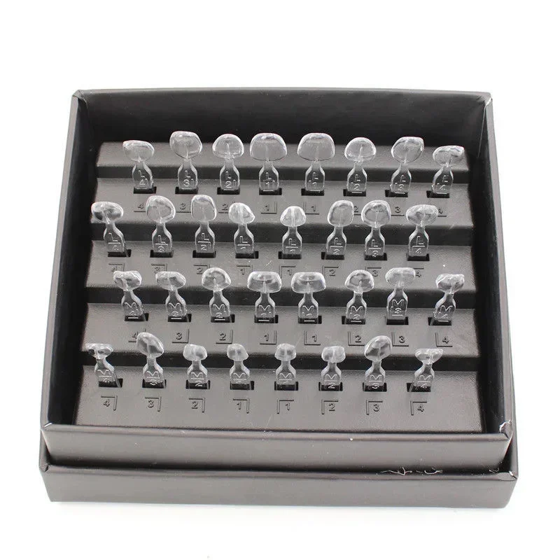 

32pcs Teeth Veneers Mold Dentalss Porcelains Teeth Veneers Dentalss Directs Composites Templates System