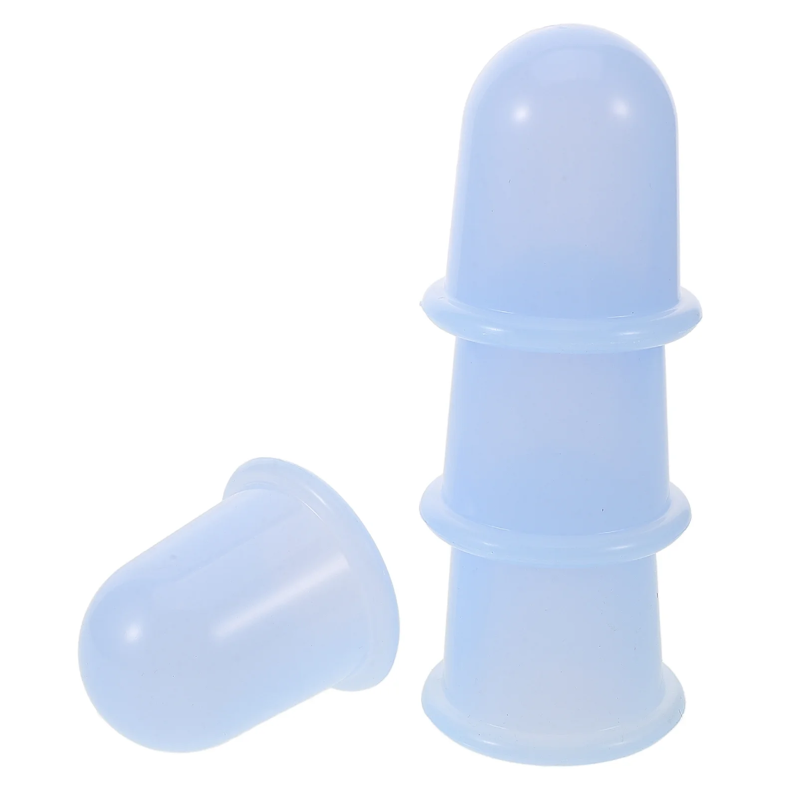 

4 Pcs Silicone Cupping Massage Vacuum Device 4pcs (Blue) Relax Massager Suction for Body