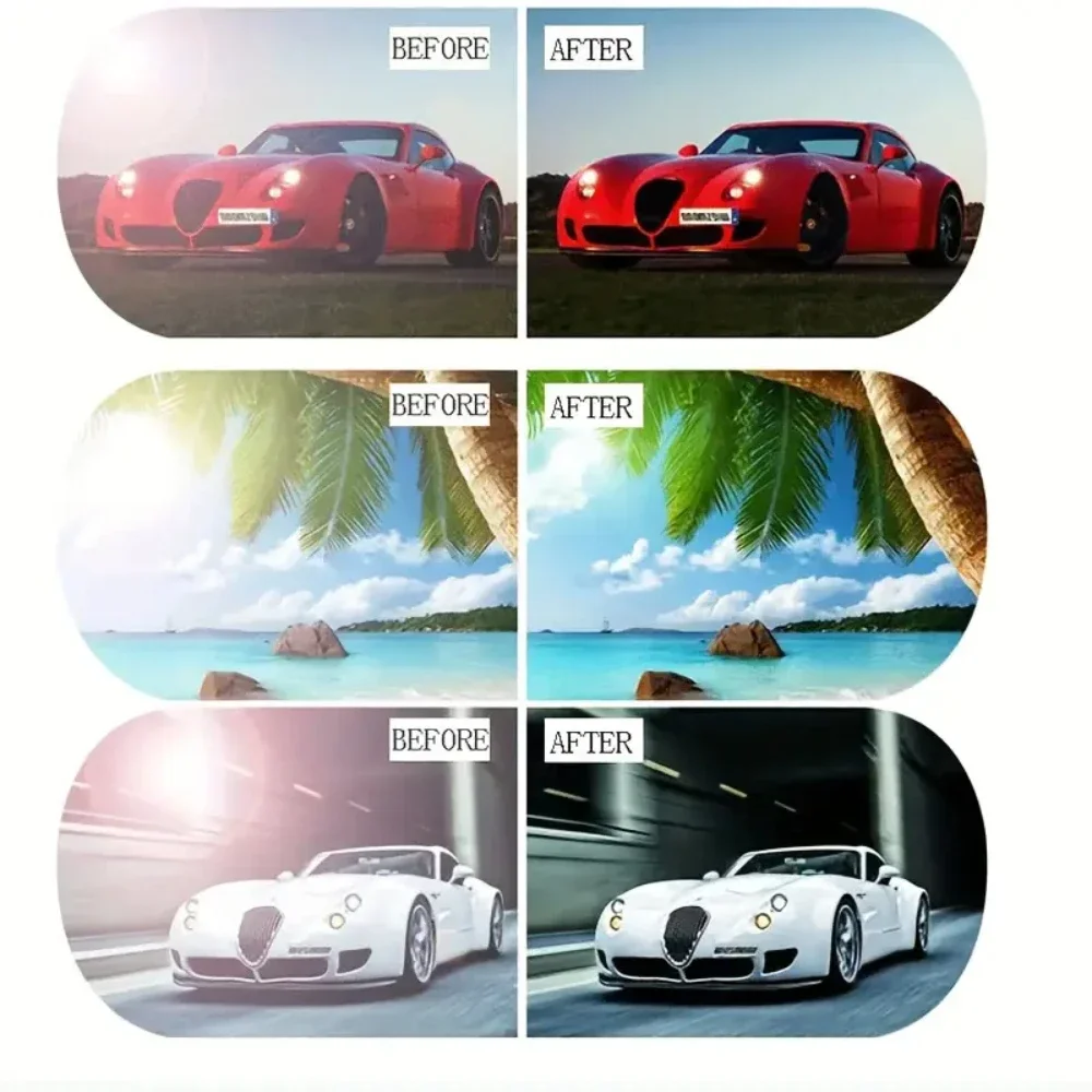 نظارات قيادة للرؤية الليلية 2024 - نظارات شمسية للحماية من الأشعة فوق البنفسجية للقيادة الليلية في السيارة (هدية نظارات للجنسين) #5