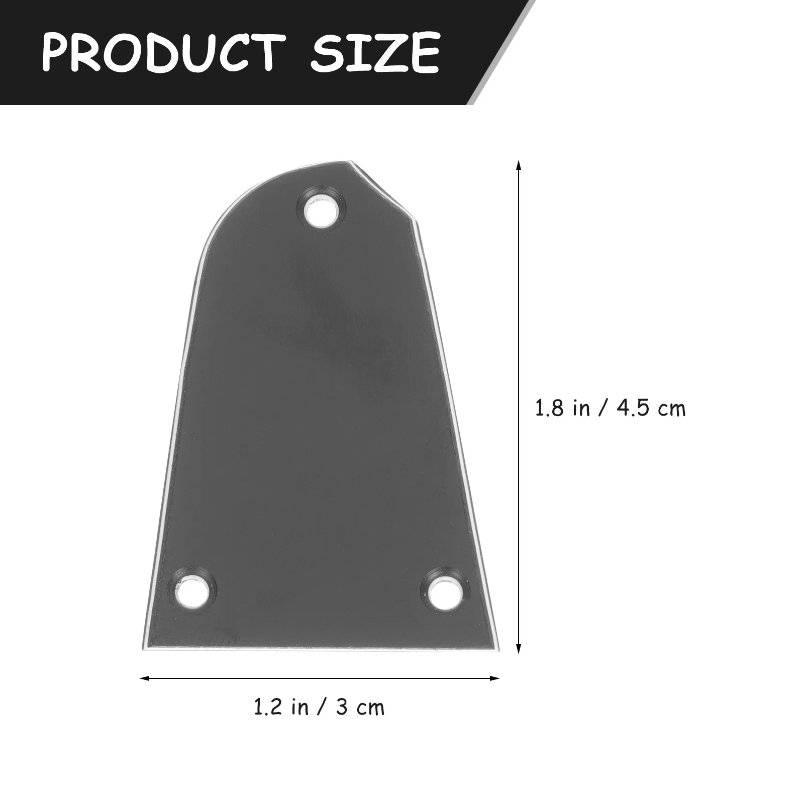 

4Pcs Guitar Fittings Truss Rod Cover Replacements Chic Texture Splendid Color Gloss Truss Rod Covers Guitar Supplies