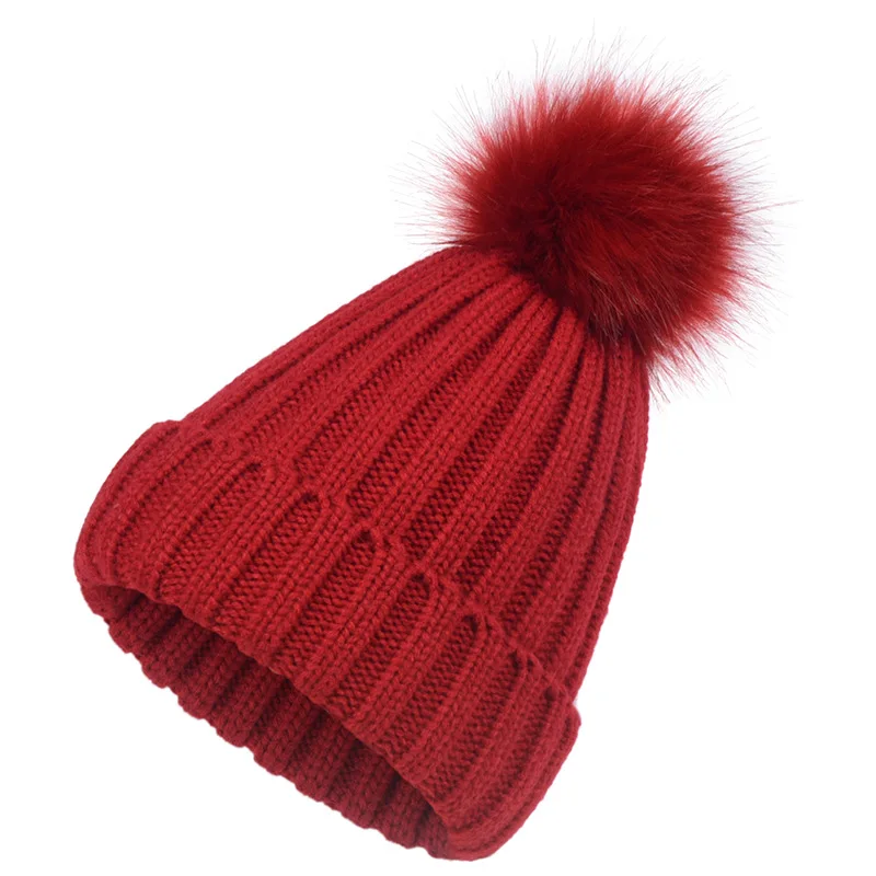 

Head Cap Hugger Toque Stocking Watch Knitted Hat New Autumn Winter Styles Women Woolen Thickened Warm 8M114