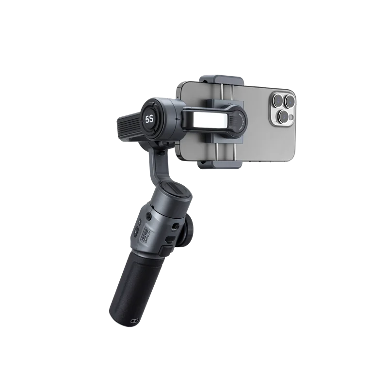 Smooth 5S combo 3 Axis Professional anti-shake Gimbal Dual-Side Magnetic Lights + Built-In Fill Light For iPhone Samsung