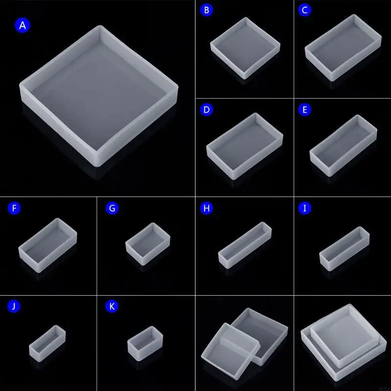 Square Rectangle Silicone Mold for DIY Crafts