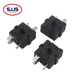 Electric Heater Gear Knob Switch 2/3-Pin 5-Pin Switch Selector AC 250V 16A Temperature Control Switch Electric Heater Switch