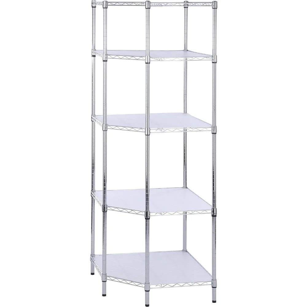 

Honey-Can-Do 5-Tier Corner Shelf 72H x 27D x 27W