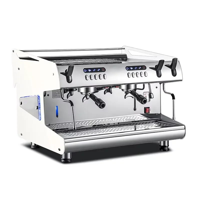 9 Bar Pressure Semi Automatic Espresso Machine Dual Steam Wand 14L Boiler Commercial Household Coffee Maker Equipment
