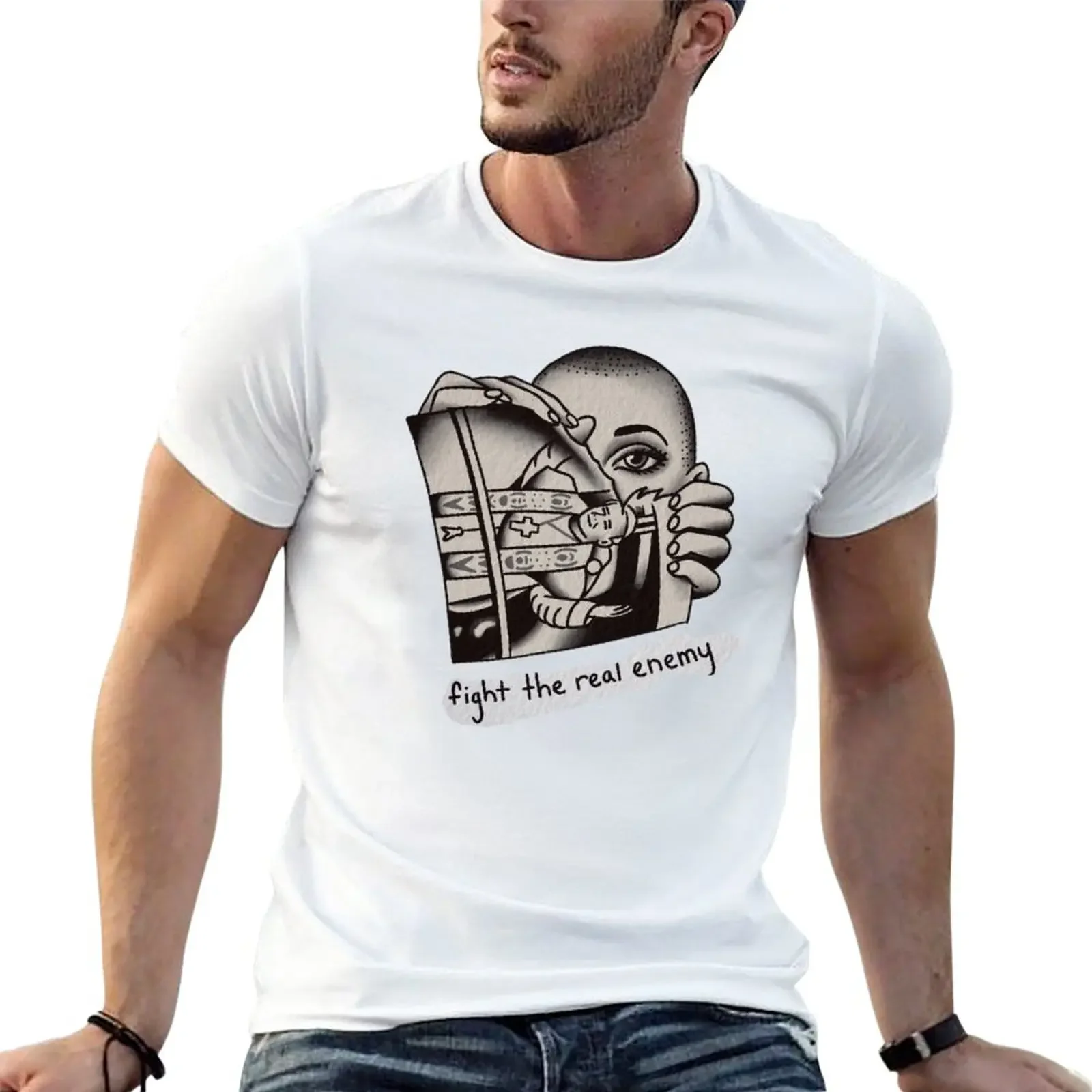 New sinead oconnor  fight the real enemy T-Shirt boys t shirts sublime  graphic  tops mens  graphic