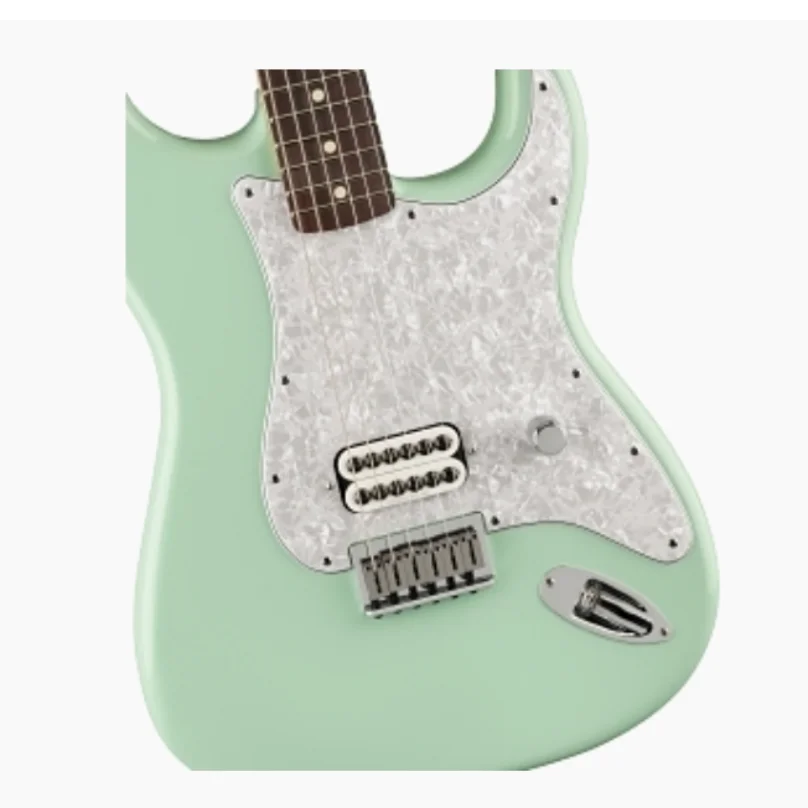 New!!!!!!! Surf  Light Green Color Tome Delong ST Electric Guitar, Solid Mahogany Body ,Rosewood Fretboard,H Pickups