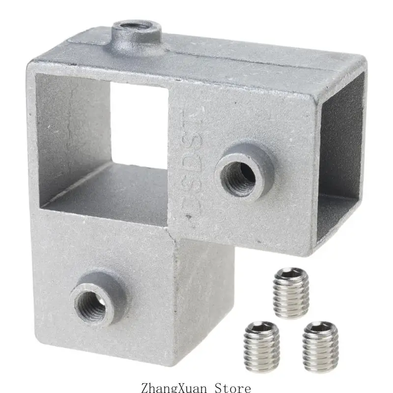 30 x 30 mm Vierkantrohr-Rohrverschraubungen aus Aluminiumlegierung, Vierkantrohr, feste Verbindung, Lagerregal-Verbindung – Detail 9