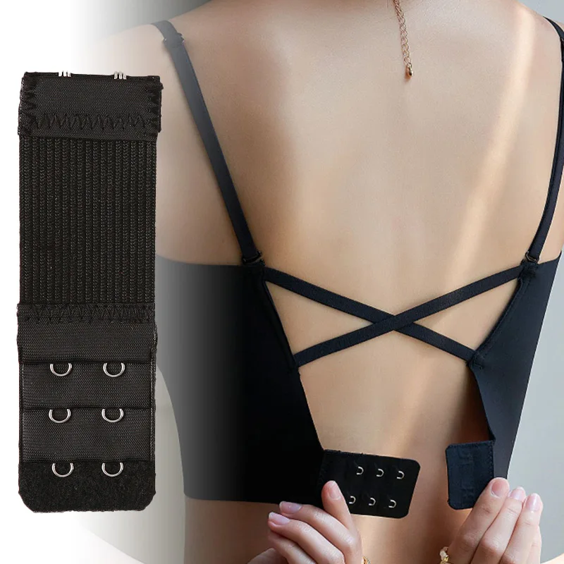 

1pc Hook Bra Extender For Women Elastic Bra Extension Strap Hook Clasp Expander Adjustable Strap Buckle Underwear Accessories